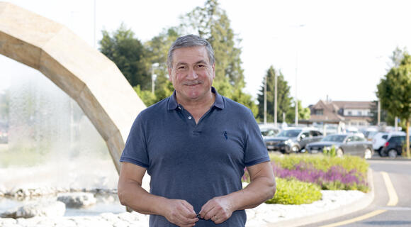 José da Silva, responsable du Service technique