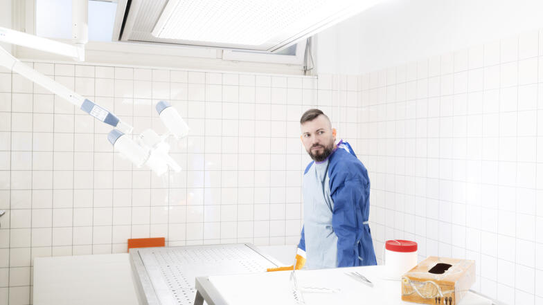 Jérémy Steffens, préparateur en pathologie