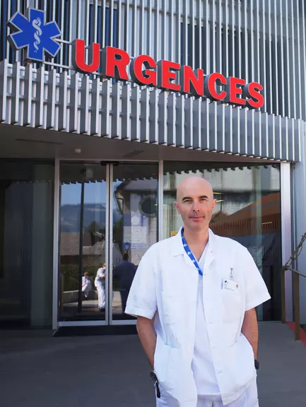 Franck Girard, Fachexperte Pflege, Notaufnahme des HFR Riaz